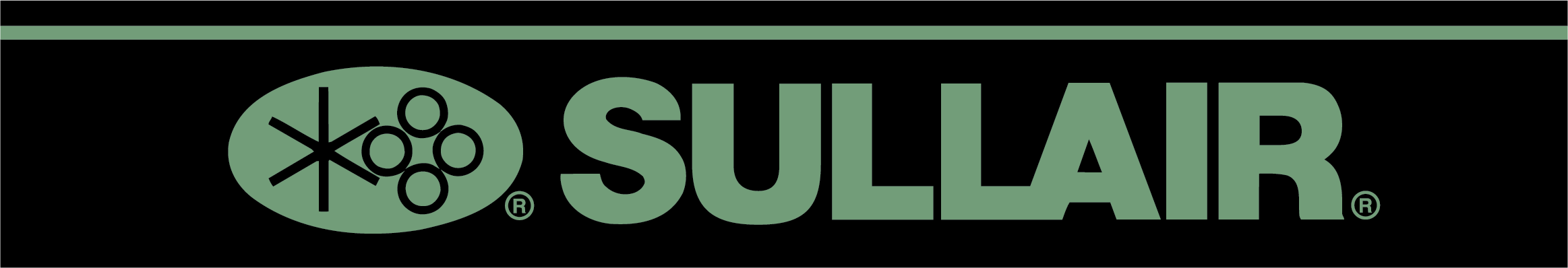 LOGO_Sullair_Power Stripe_Green on Black